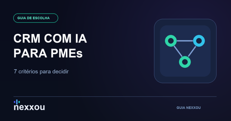 CRM com IA para PMEs: checklist para escolher